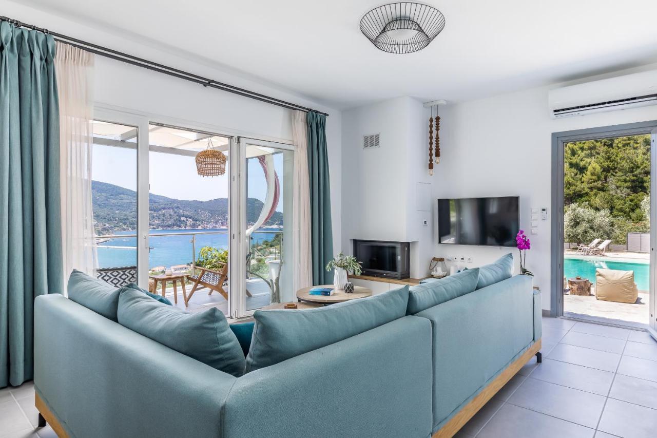 Ninemia Villa In Skopelos Eksteriør billede
