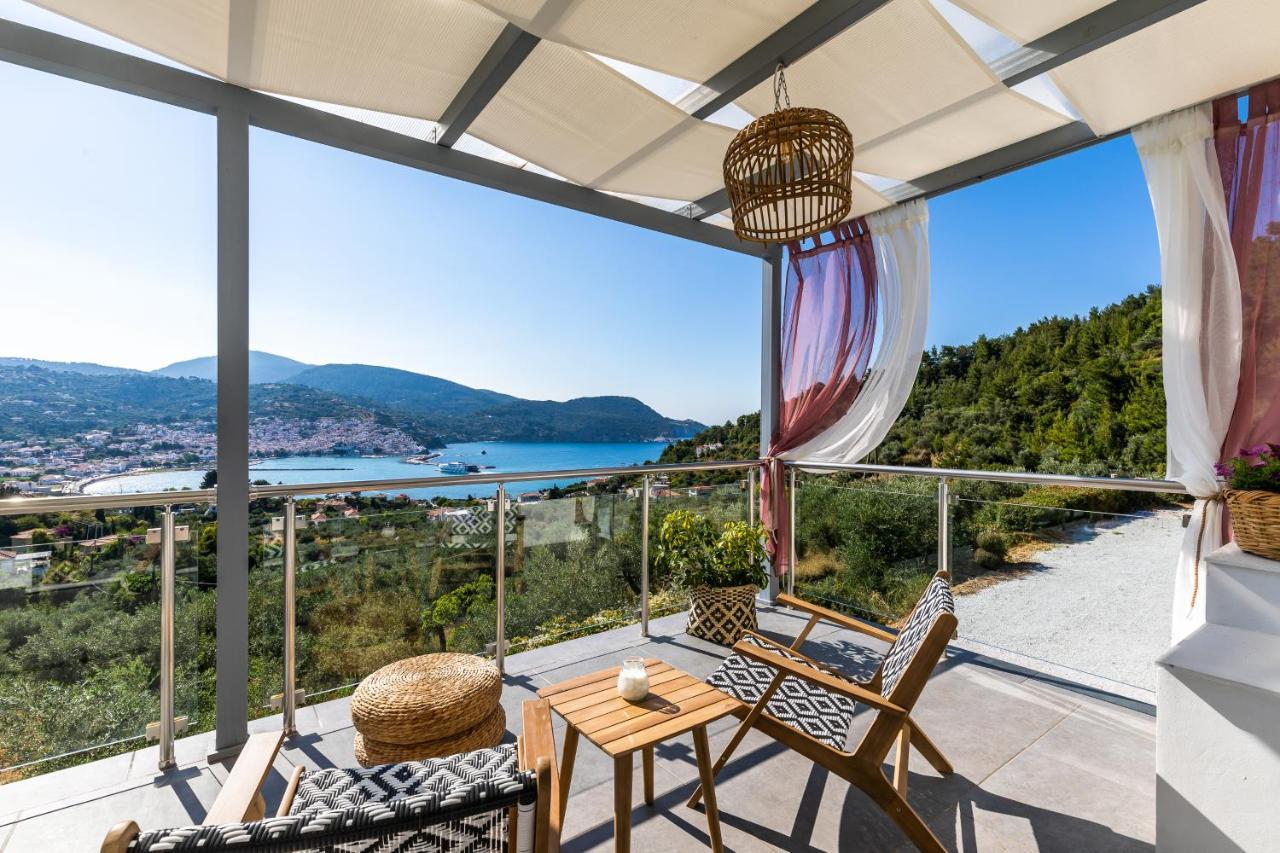Ninemia Villa In Skopelos Eksteriør billede