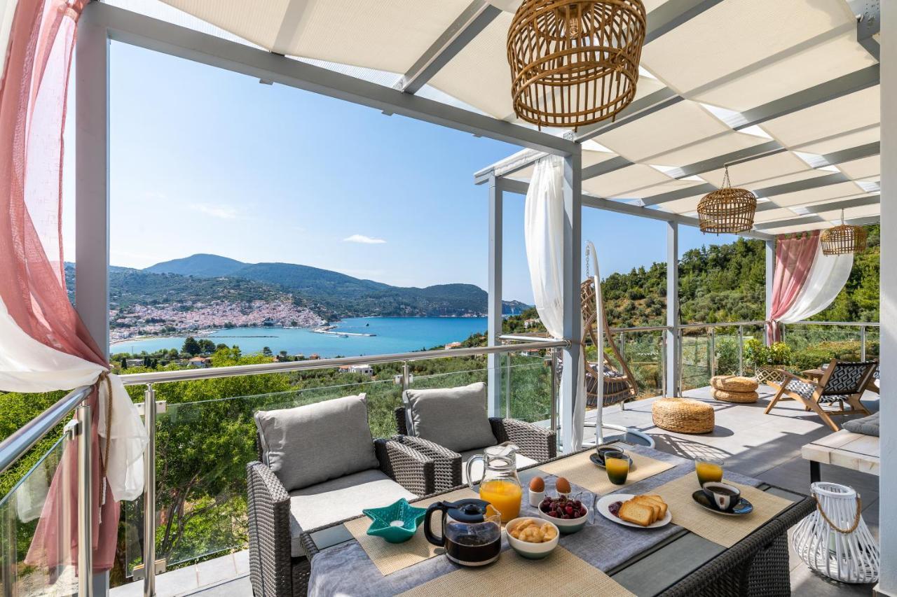 Ninemia Villa In Skopelos Eksteriør billede